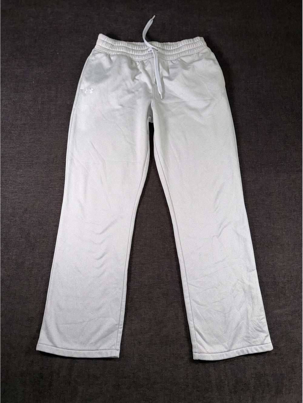 Under Armour Loose Fit Sweatpants Size Small Light Gray